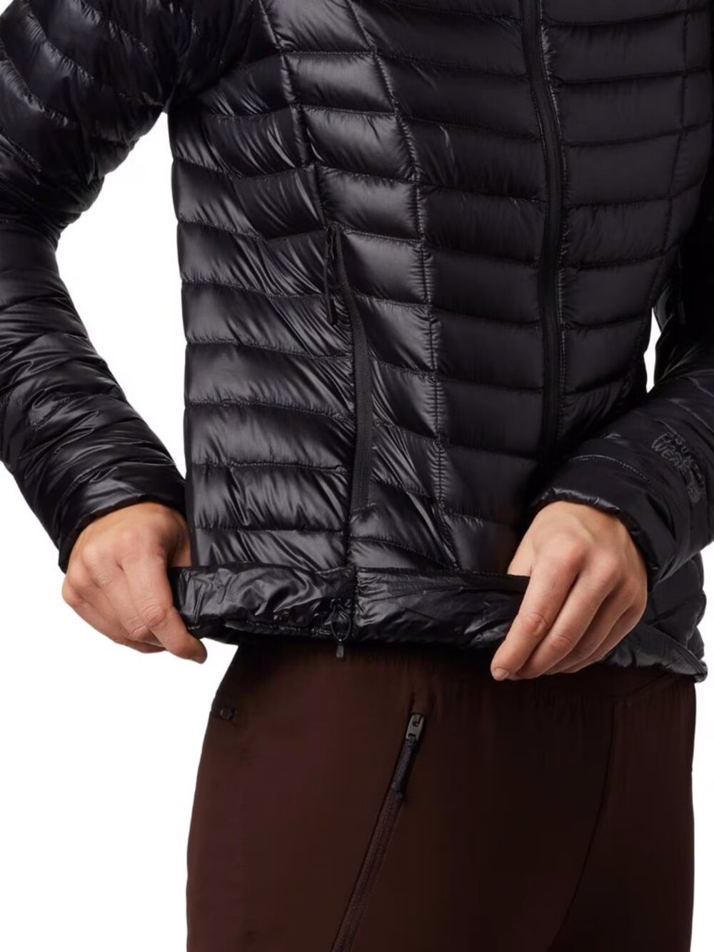 Mountain Hardwear Women's Ghost Whisperer Down Hoody Jacket Black Ultralight - Picture 4 of 6